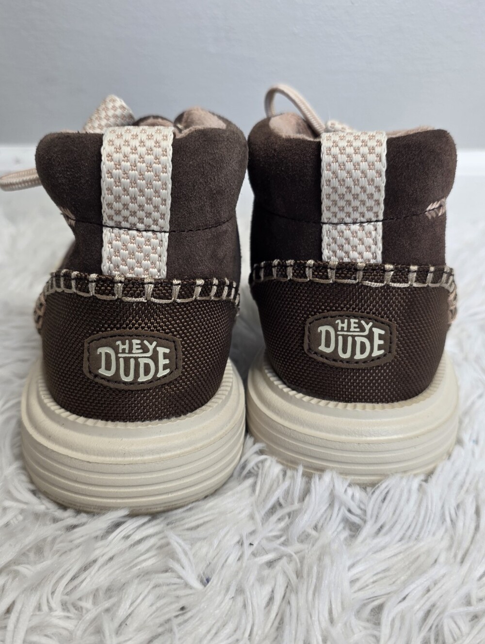 HEY DUDE Reyes Suede Boots in Espresso Brown - Women’s Size 8 - Picture 3 of 6